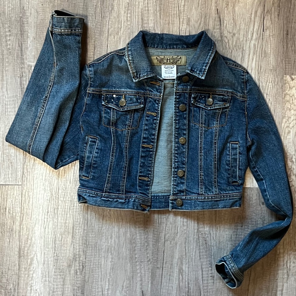 Hint Jeans Denim Jacket Size Large